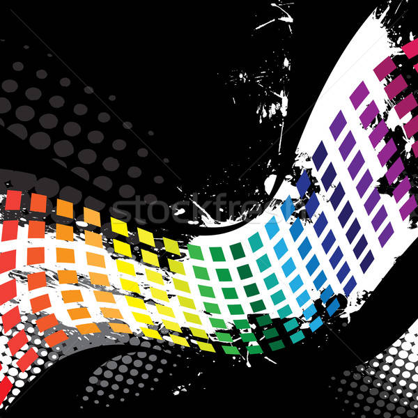 圖形 均衡 波浪狀的 色調 襤褸 商業照片 © ArenaCreative
