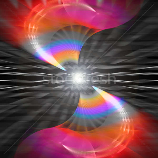 Rainbow Fractal Twirl Stock photo © ArenaCreative