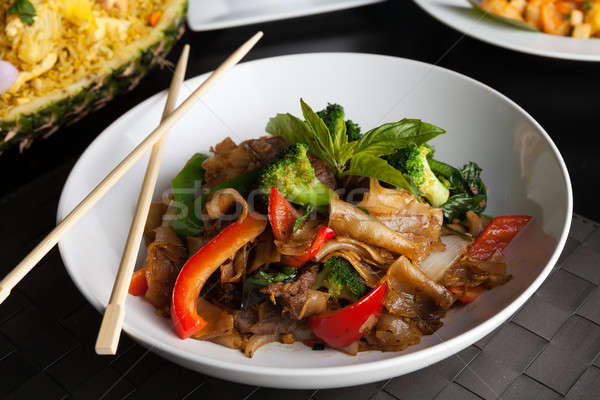 Drunken Noodle Dish Stock photo © arenacreative