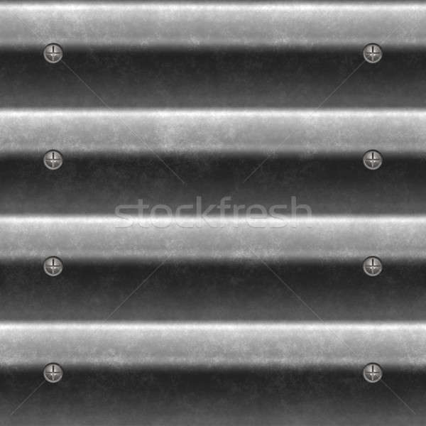 Corrugated Aluminum Material Stock photo © ArenaCreative