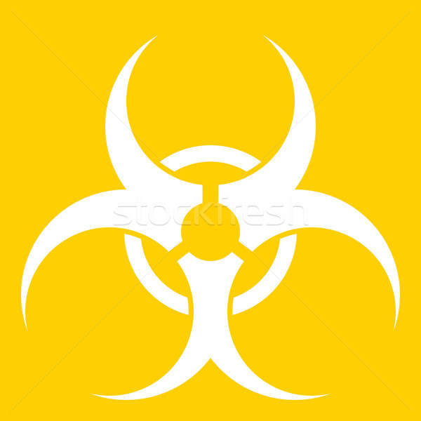 バイオハザード 白 シンボル 黄色 健康 にログイン ストックフォト © ArenaCreative