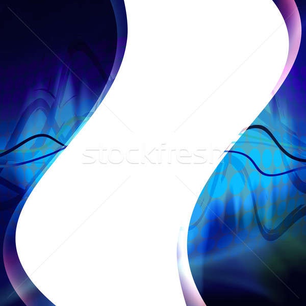Stok fotoğraf: Mavi · dinamik · düzen · uzay · dalga · dalgalar
