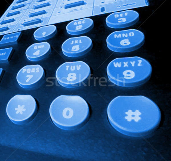 blacklit phone keys Stock photo © ArenaCreative