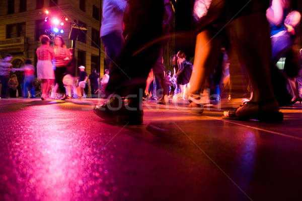 Dance club basso shot pista da ballo persone Foto d'archivio © ArenaCreative