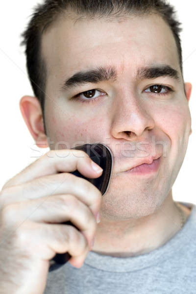 Young Man Shaving Stock photo © ArenaCreative