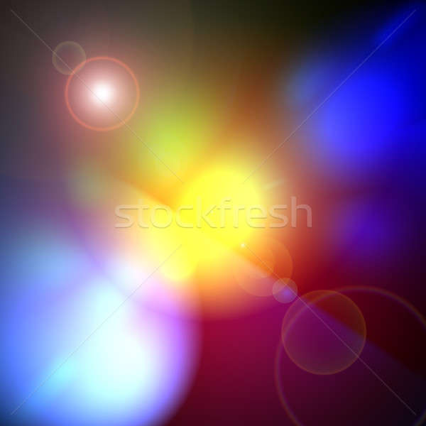 Curcubeu culoare abstract soare model Imagine de stoc © ArenaCreative