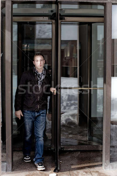 Revolving Rotating Door Stock photo © ArenaCreative