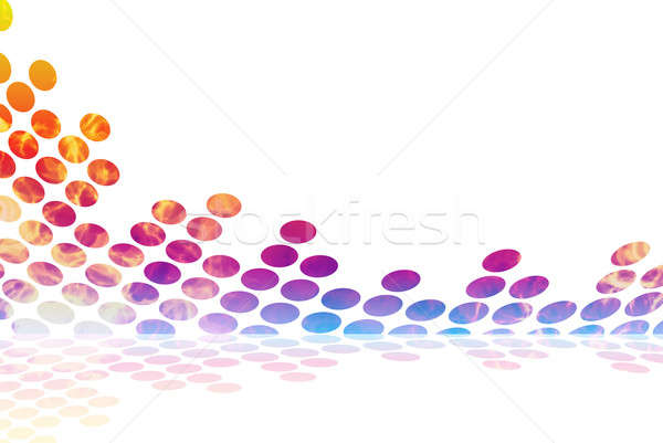 Ardiente gráfico ecualizador de audio ilustración Foto stock © ArenaCreative