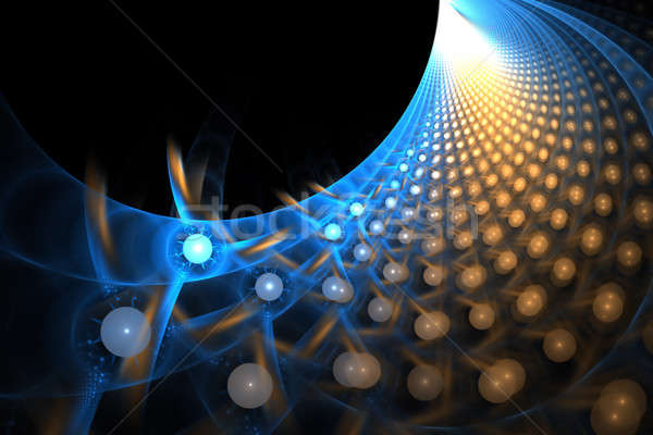 3D fraktal spektrum doku dizayn Stok fotoğraf © ArenaCreative