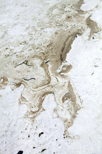 Toxische Öl dunkel Substanz Sand Strand Stock foto © ArenaCreative