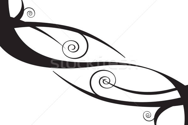 Curly Foliage Vector Stock photo © ArenaCreative