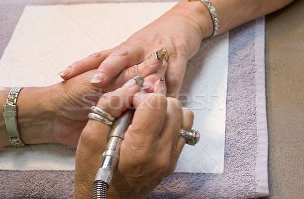 Manicurist Nail Technician Stock photo © ArenaCreative