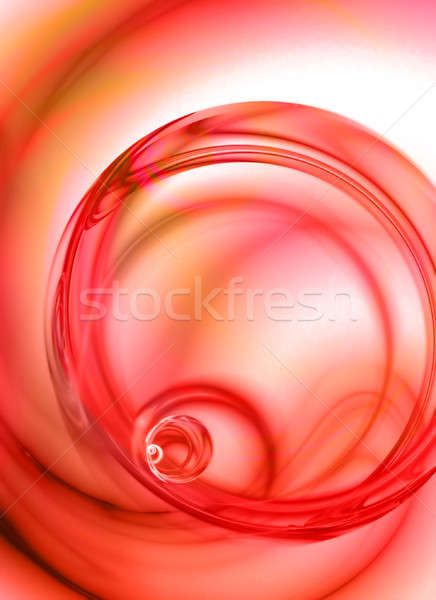 Red Liquid Abstract Swirl Stock photo © ArenaCreative