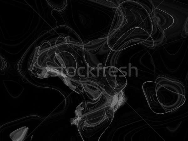Fumo nero anelli computer abstract wallpaper Foto d'archivio © ArenaCreative