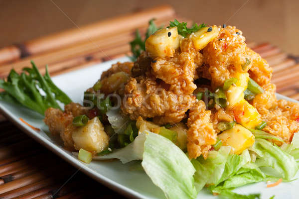 Stock photo: Thai Fried Calamari