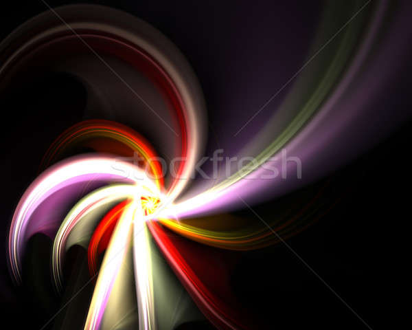 Rotating Fractal Spiral Stock photo © ArenaCreative