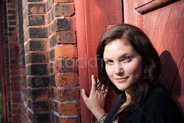 Pretty Girl Smiling Stock photo © ArenaCreative