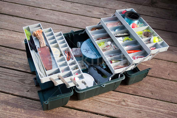 Fishing Tackle Box Stock photo © ArenaCreative