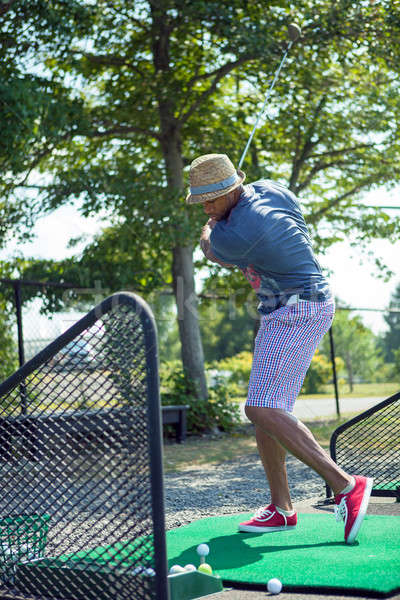 Golf Practice at the Driving Range Stock photo © arenacreative