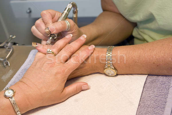 Manicurist Nail Technician Stock photo © ArenaCreative