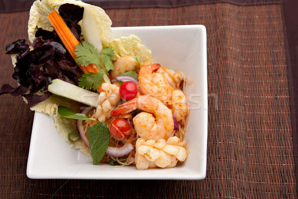 Stock photo: Thailand Style Seafood Salad
