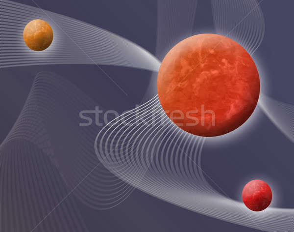 3d space illustration Stock photo © ArenaCreative