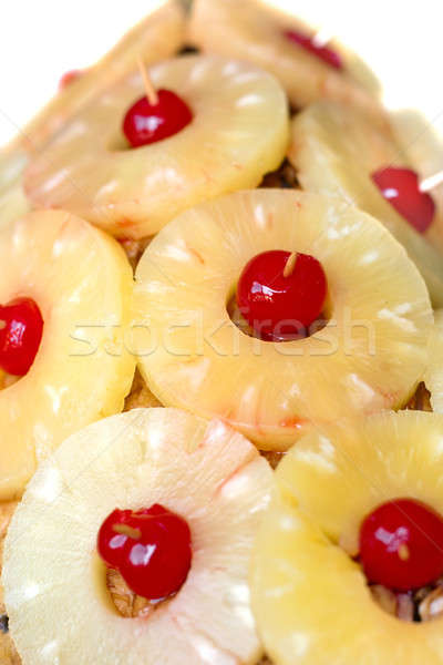 Garnished Pineapple Ham Stock photo © ArenaCreative