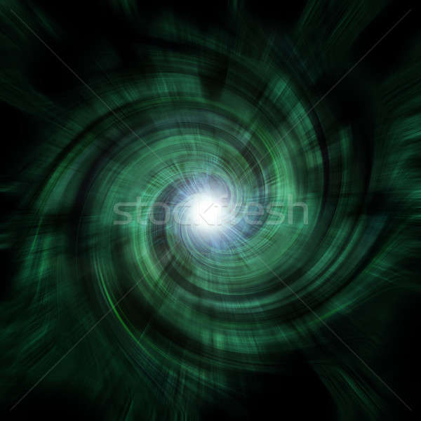 green tunnel vortex Stock photo © ArenaCreative
