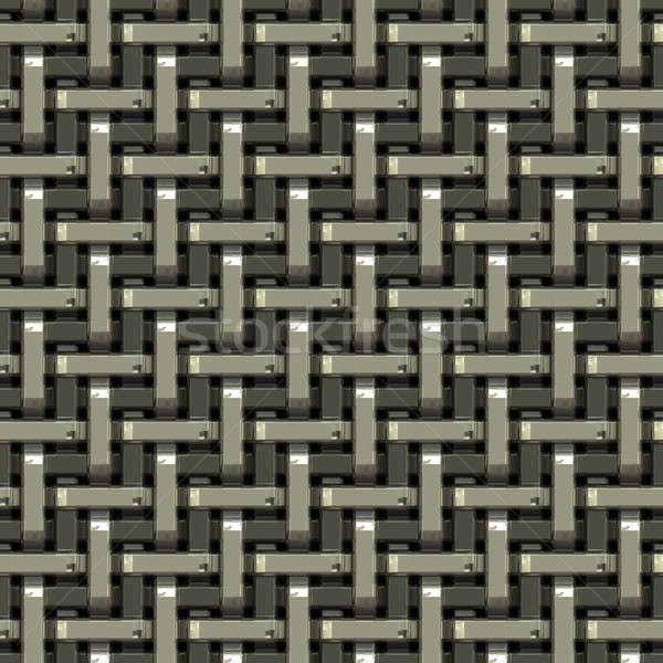 Woven Metal Texture Stock photo © ArenaCreative
