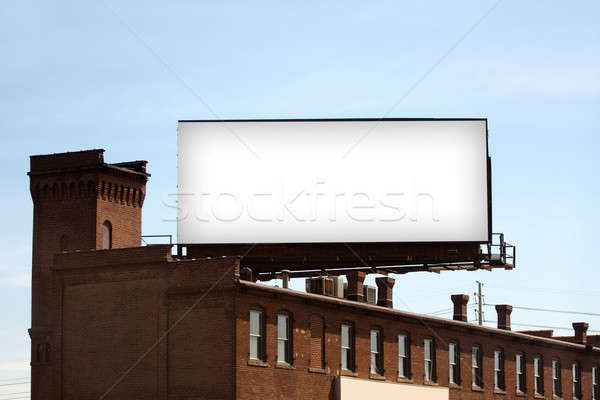 Stedelijke billboard groot exemplaar ruimte klaar ontwerp Stockfoto © ArenaCreative
