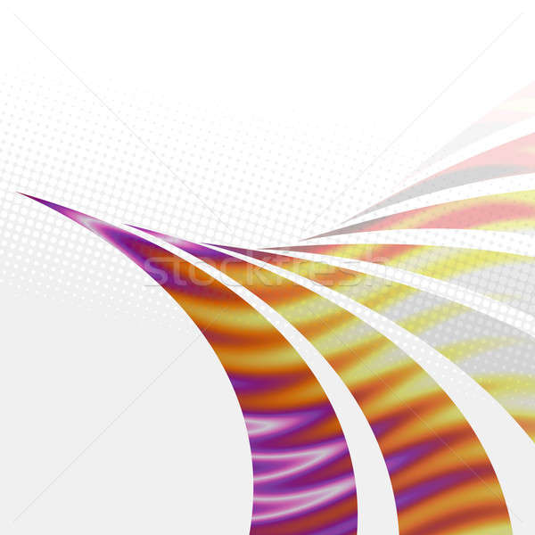 Funky Swoosh Layout Stock photo © ArenaCreative
