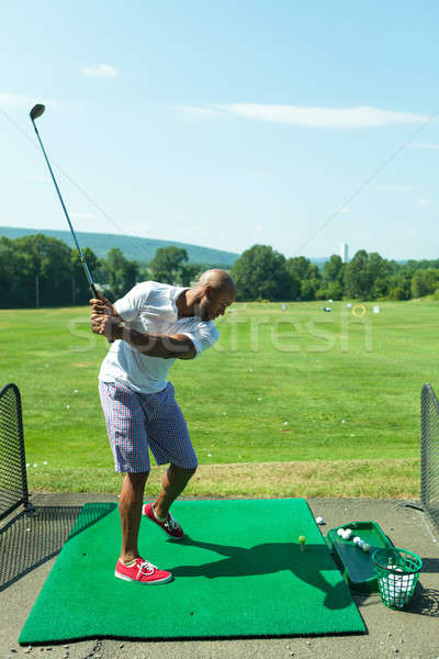 Golf Swing Stock photo © arenacreative