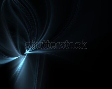 Foto stock: Azul · fractal · plasma · fundo · abstrato