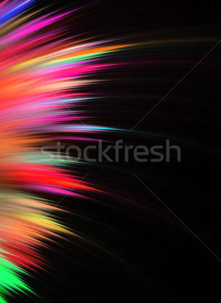 Rainbow Fractal Feathers Stock photo © ArenaCreative