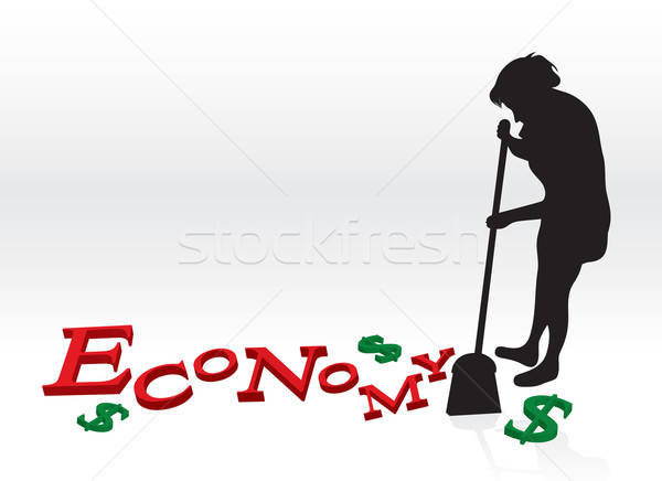 Cleaning Up The Economy Stock photo © ArenaCreative