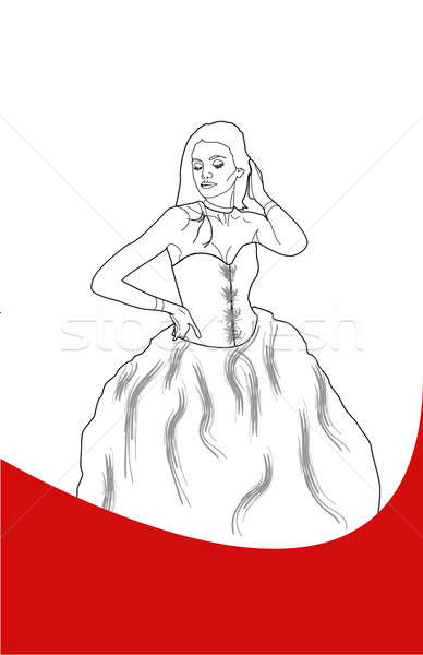 Color-Me | Beauty Queen Posing Stock photo © ArenaCreative