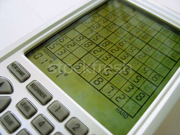 Electronic Sudoku Stock photo © ArenaCreative