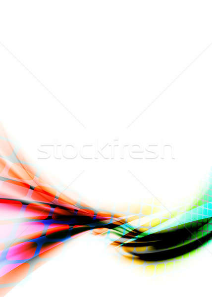 Digitalen Audio Equalizer glühend Grafik Illustration Stock foto © ArenaCreative