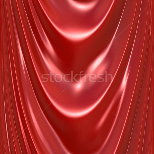 Red Silk Drapery Curtain Texture Stock photo © ArenaCreative