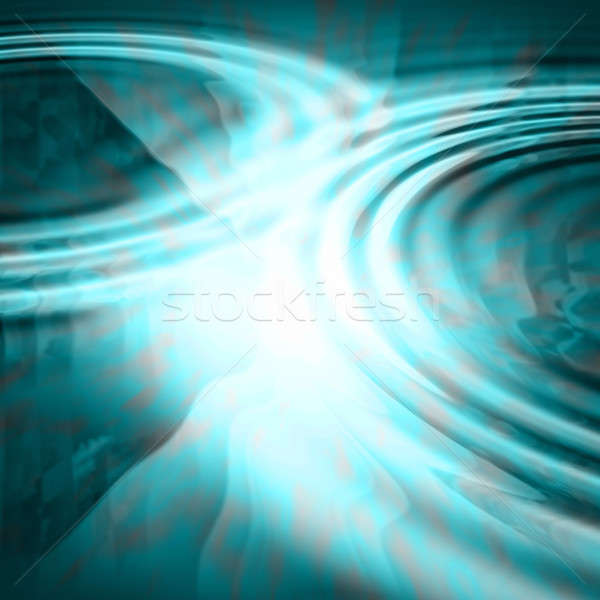 Doua abstract lichid fundal albastru Imagine de stoc © ArenaCreative