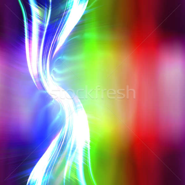Arco-íris plasma fractal traçado projeto Foto stock © ArenaCreative