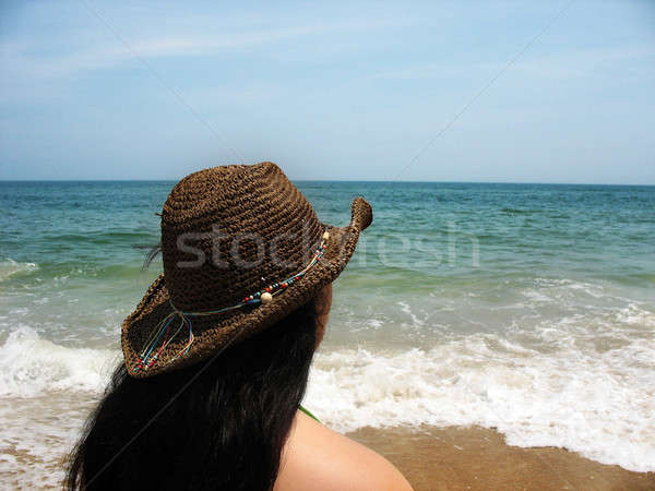 beach girl Stock photo © ArenaCreative