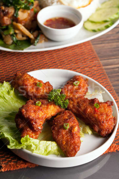 Spicy Thai Chicken Wings Stock photo © arenacreative