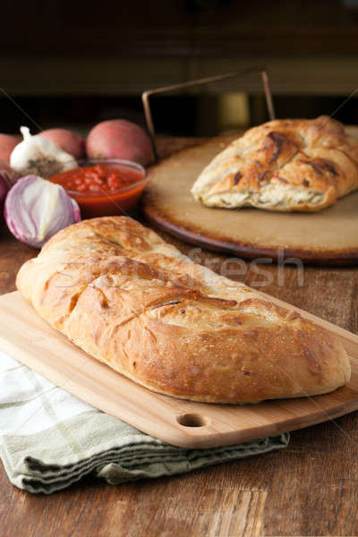 Italian Stuffed Bread Stock photo © arenacreative