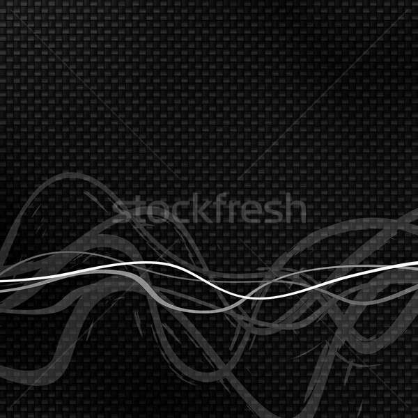 Fibra de carbono detalhado ilustração gráfico linhas Foto stock © ArenaCreative