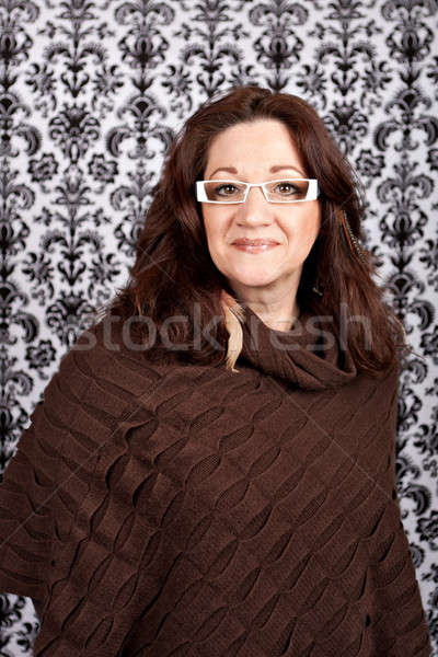 Trendy Middle Aged Woman Stock photo © ArenaCreative