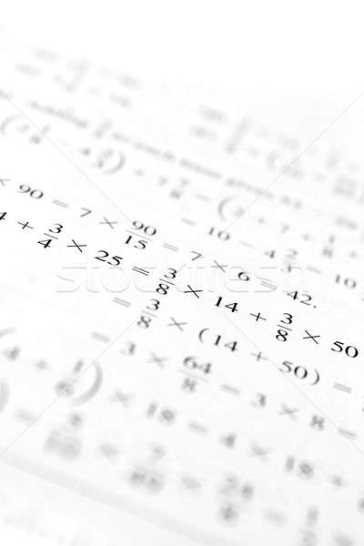 Algebra Problems Stock photo © ArenaCreative