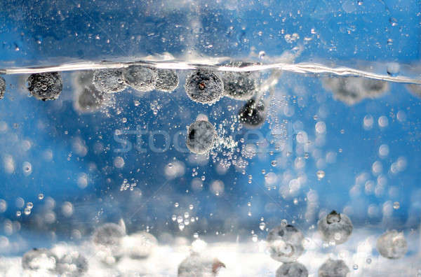 Blueberries In Water Stock photo © ArenaCreative