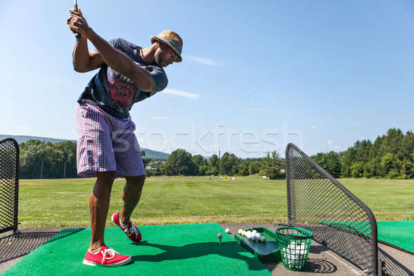 Golfer at the Range Stock photo © ArenaCreative