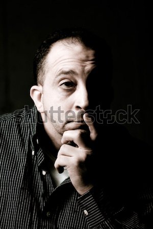 Stock photo: Contemplative Man